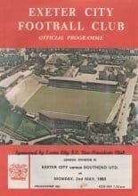 Exeter City v Southend United  02-May-1983