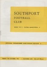 Southport v Southend United 16-Oct-1970