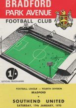 Bradford Park Avenue v Southend United 17-Jan-1970