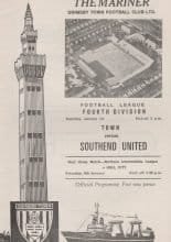 Grimsby Town v Southend United  01-Jan-1972