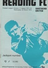 Reading v Southend United  22-Mar-1972
