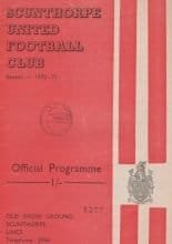 Scunthorpe United v Southend United 22-Aug-1970