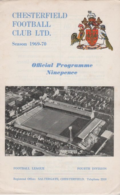 Chesterfield v Southend United 31-Mar-1970