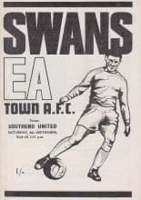 Swansea City v Southend United  06-Sep-1969
