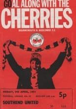 Bournemouth & Boscombe Athletic v Southend United  09-Apr-1971