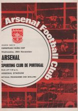 Arsenal v Sporting Club de Portugal   26-Nov-1969
