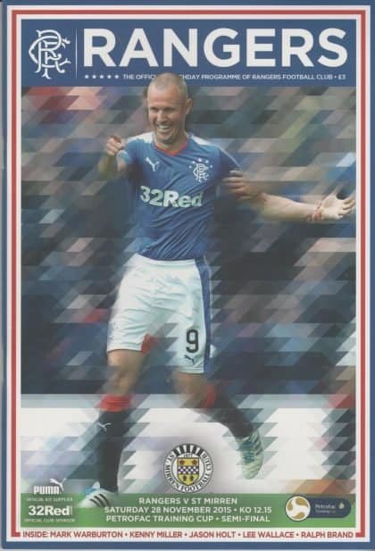 Glasgow Rangers v St Mirren  28-Nov-2015