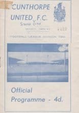 Scunthorpe United v Stoke City   22-Sep-1962