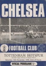 Chelsea v Tottenham Hotspur 14-Nov-1970