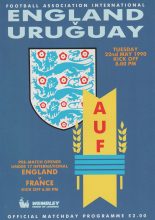 England v Uruguay  22-May-1990