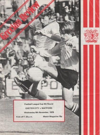 Exeter City v Watford  08-Nov-1978