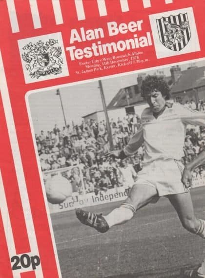 Exeter City v West Bromwich Albion  11-Dec-1978