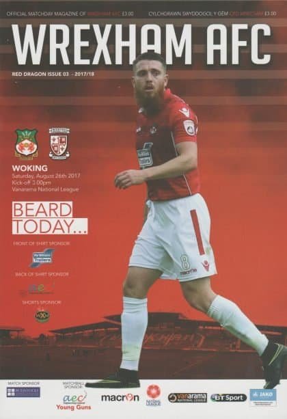 Wrexham v Woking 26-Aug-2017