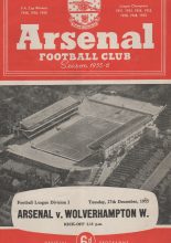 Arsenal v Wolverhampton Wanderers 27-Dec-1955
