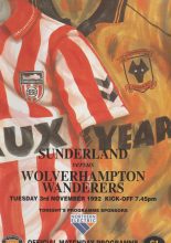 Sunderland v Wolverhampton Wanderers  03-Nov-1992