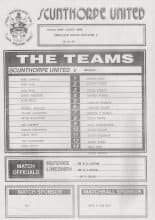 Scunthorpe United v Walsall 15-Oct-1994