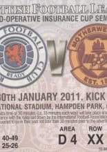 Glasgow Rangers v Motherwell 30-Jan-2011