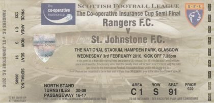 Glasgow Rangers v St Johnstone 03-Feb-2010
