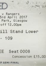 Glasgow Celtic v Glasgow Rangers  23-Apr-2017