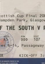 Queen of the South v Glasgow Rangers  24-May-2008