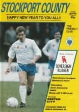 Stockport County v Exeter City 02-Jan-1989