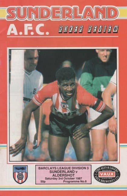 Sunderland v Aldershot   03-Oct-1987