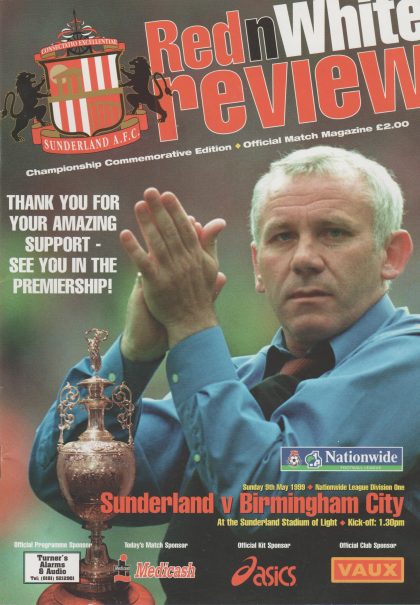 Sunderland v Birmingham City  09-May-1999