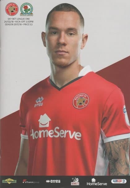 Walsall v Blackburn Rovers  24-Feb-2018