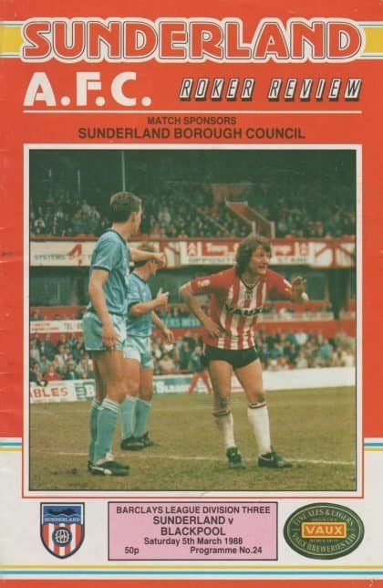Sunderland v Blackpool 05-Mar-1988