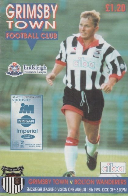 Grimsby Town v Bolton Wanderers 13-Aug-1994
