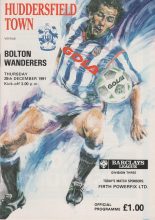 Huddersfield Town v Bolton Wanderers  28-Dec-1991