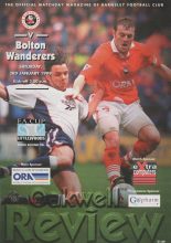 Barnsley v Bolton Wanderers 03-Jan-1998
