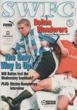 Sheffield Wednesday v Bolton Wanderers 08-Nov-1997
