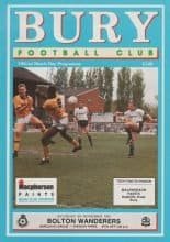 Bury v Bolton Wanderers 09-Nov-1991