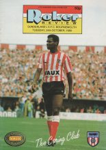 Sunderland v AFC Bournemouth  24-Oct-1989