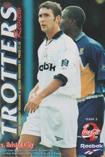 Bolton Wanderers v Bristol City 24-Sep-1996