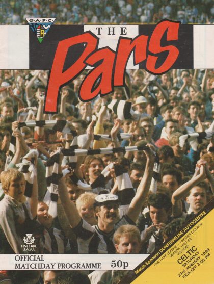 Dunfermline Athletic v Glasgow Celtic 23-Jan-1988