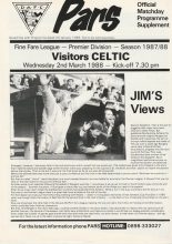 Dunfermline Athletic v Glasgow Celtic 02-Mar-1988