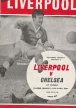 Liverpool v Chelsea  19-Apr-1965