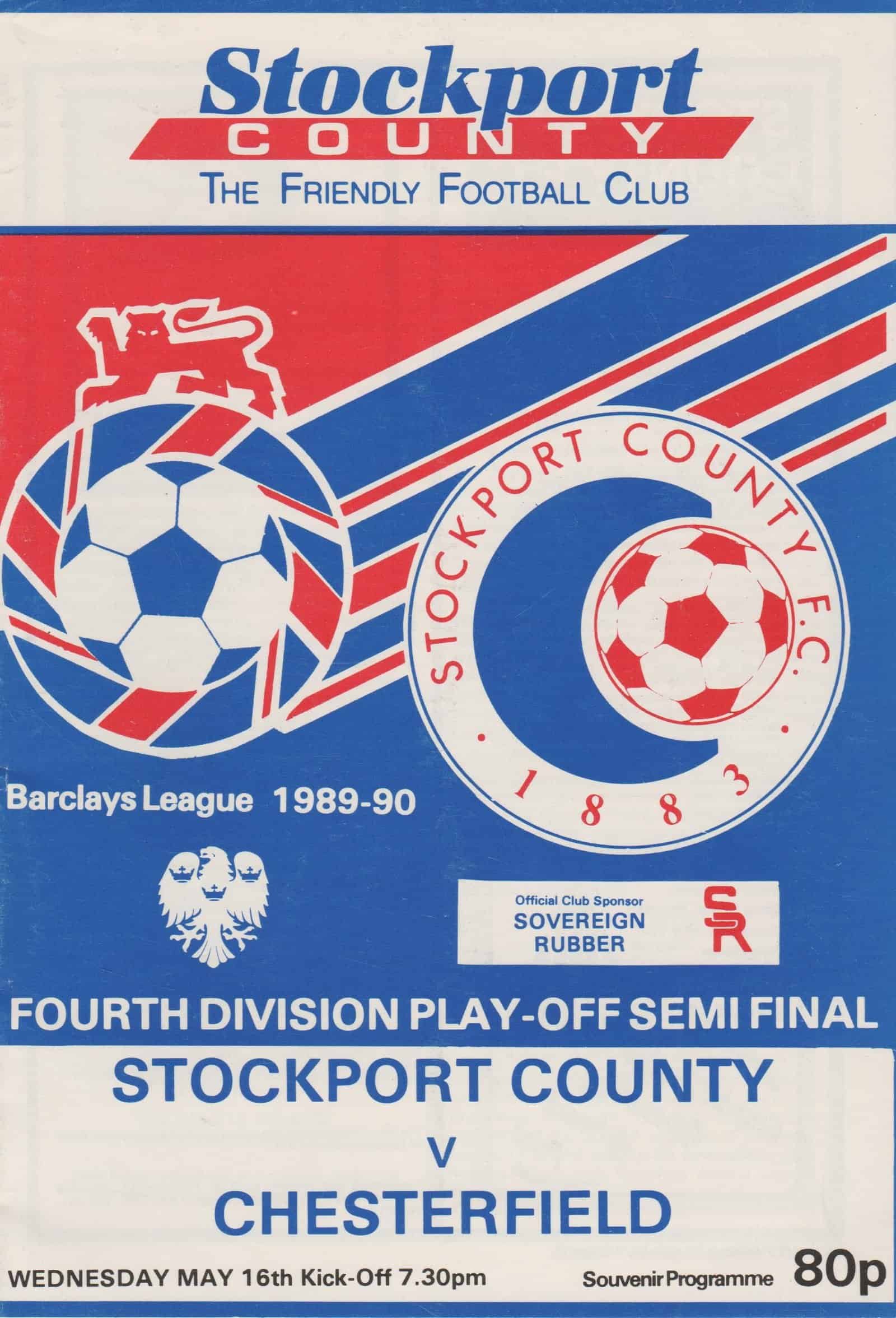 Stockport County v Chesterfield 16May1990