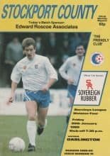 Stockport County v Darlington 20-Jan-1989