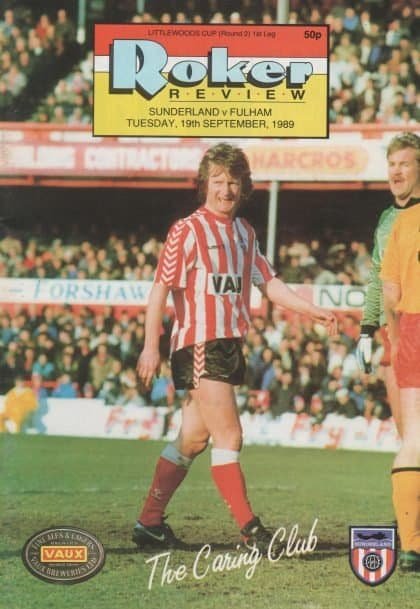 Sunderland v Fulham  19-Sep-1989
