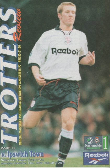 Bolton Wanderers v Ipswich Town 14-Dec-1996