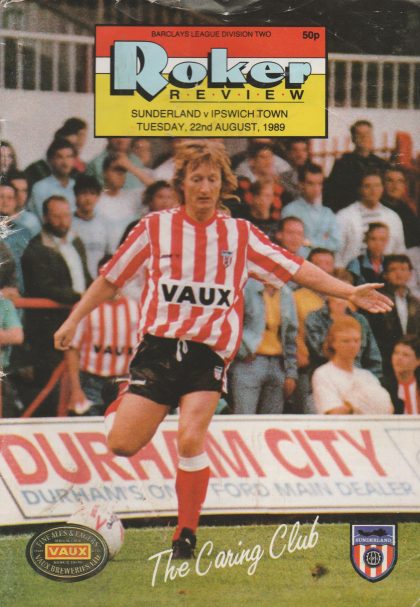Sunderland v Ipswich Town  22-Aug-1989