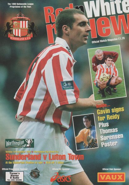 Sunderland v Luton Town 01-Dec-1998