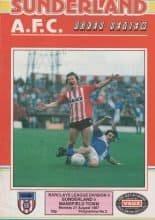 Sunderland v Mansfield Town 31-Aug-1987