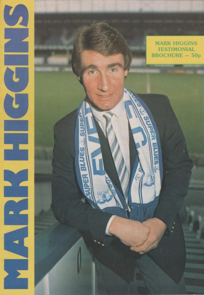 Mark Higgins Testimonial Brochure - Everton
