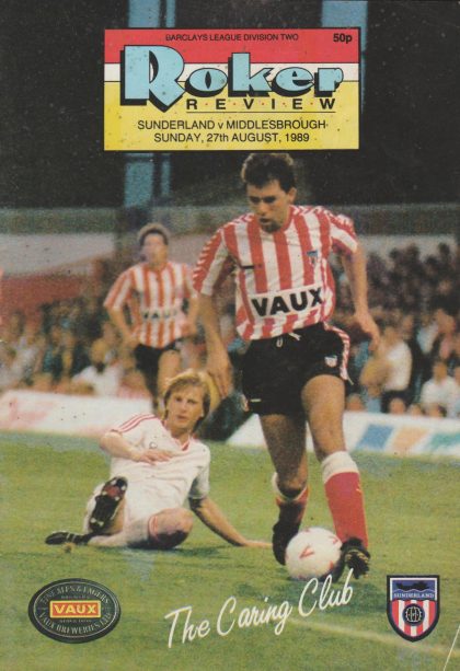 Sunderland v Middlesbrough 27-Aug-1989