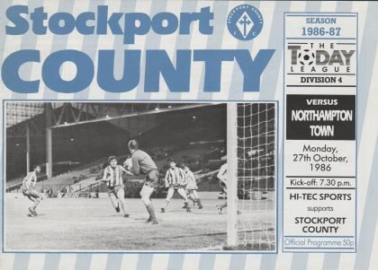 Stockport County v Northampton Town 27-Oct-1986
