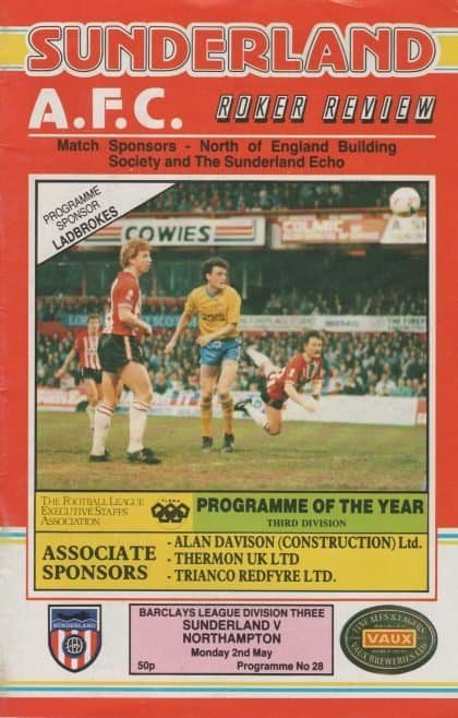 Sunderland v Northampton Town  02-May-1988